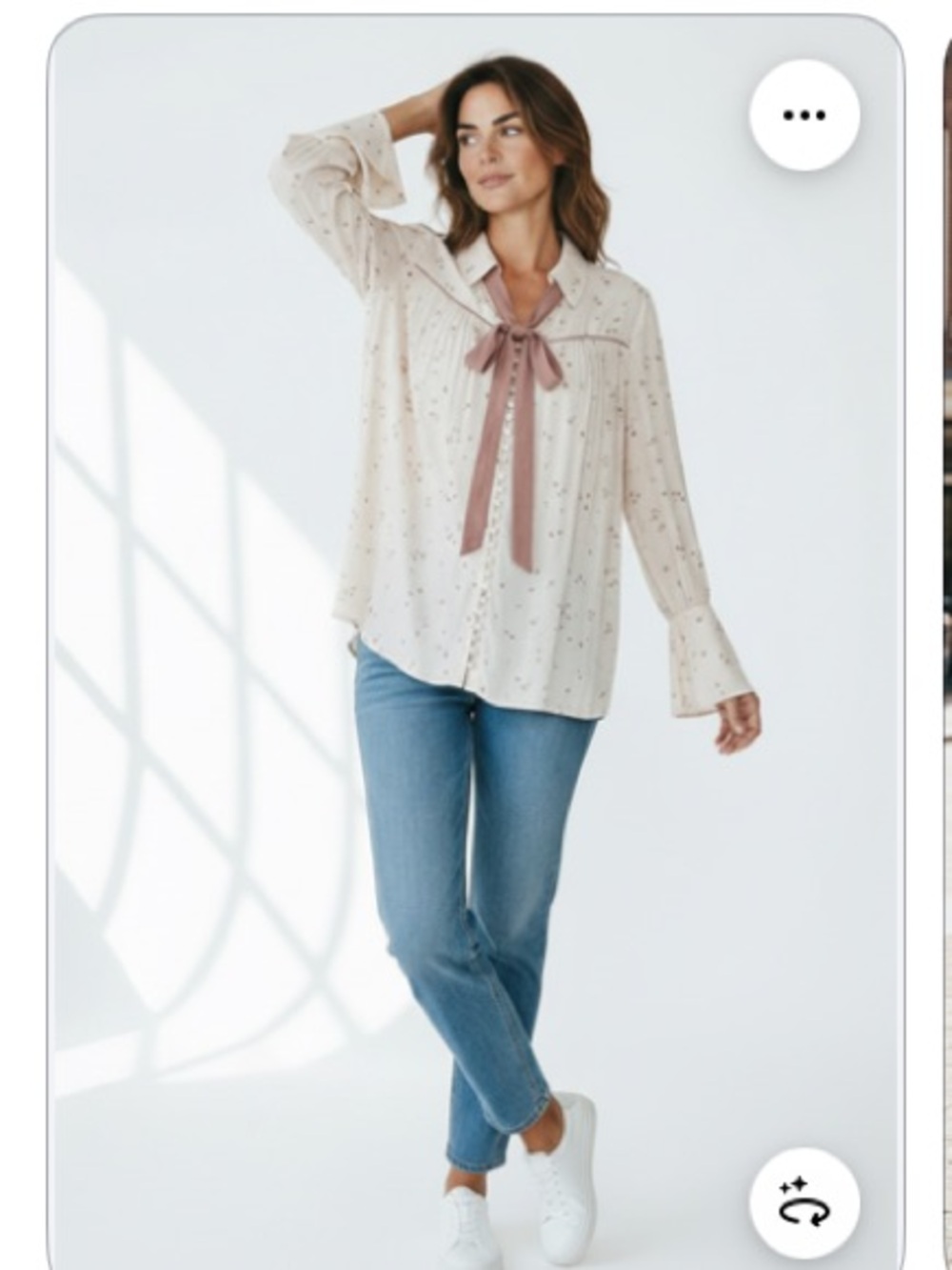 Free People blush color with darker color hearts and tie. NEW - Picture 8 of 8